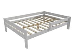 eoshop Dětská postel se zábranou VMK006C KIDS (Barva dřeva: barva bílá, Rozměr: 120 x 200 cm)
