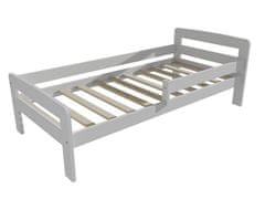 eoshop Dětská postel se zábranou VMK008C KIDS (Barva dřeva: barva bílá, Rozměr: 80 x 160 cm)