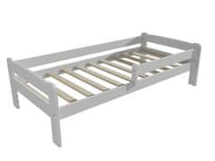 eoshop Dětská postel se zábranou VMK009C KIDS (Barva dřeva: barva bílá, Rozměr: 100 x 200 cm)