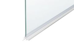Beliani Sprchová zástěna do vany z tvrzeného skla 140x80 cm LAPAN