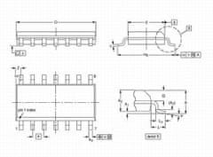 HADEX TJA1053T SMD Fault-tolerant CAN transceiver SO14