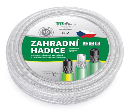 TUBI Zahradní hadice Crystal Light 1/2" - 25 m