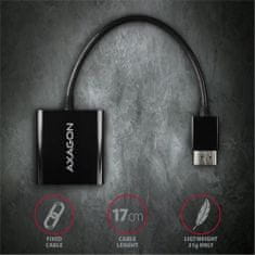 AXAGON Adaptér RVH-VGN HDMI - VGA 