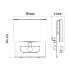 Emos LED reflektor TAMBO s pohybovým čidlem ZS2931, 30,5 W, černý, neutrální bílá 1531242931