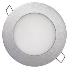 Emos ZD1222 LED podhledové svítidlo PROFI stříbrné, 12 cm, 6 W, neutrální bílá 1540120670