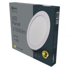 Emos LED podhledové svítidlo PROFI bílé ZD1151, 30 cm, 24 W, teplá bílá 1540112410