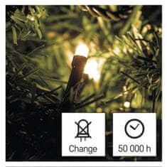Emos D4AW01 LED vánoční řetěz, 4 m, venkovní i vnitřní, teplá bílá 1550040001