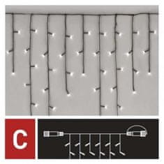 Emos D1CC01 Standard LED spojovací vánoční řetěz – rampouchy, 2,5 m, venkovní, studená bílá 1550012003