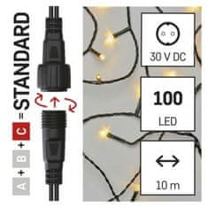 Emos D1AW02 Standard LED spojovací vánoční řetěz, 5 m, venkovní i vnitřní, teplá bílá 1550010001