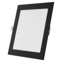 Emos LED podhledové svítidlo NEXXO černé ZD2343, 22,5 x 22,5 cm, teplá/neutrální bílá 1540241870