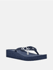 Guess Dámské pantofle, nazouváky, žabky na platformě Marts modré 40