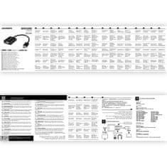 AXAGON Adaptér RVH-VGAN HDMI - VGA microUSB, audio