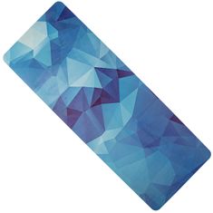 Yate Yoga mat přírodní guma, vzor K, 1 mm - modrá krystal