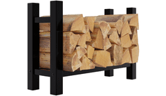 Sortland Stojan na dřevo ke krbu Medya - hranatý rám | 60x80x30 cm
