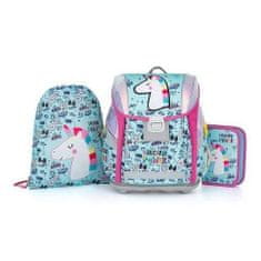 Oxybag školní set 3 dílný premium light - Unicorn Iconic