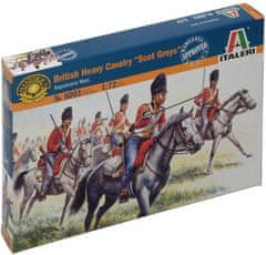 Italeri figurky britská těžká kavalerie "Scot Greys", Napoleonské války, Model Kit figurky 6001, 1/72