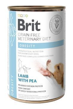 Brit VD Dog GF konz. Obesity 400g