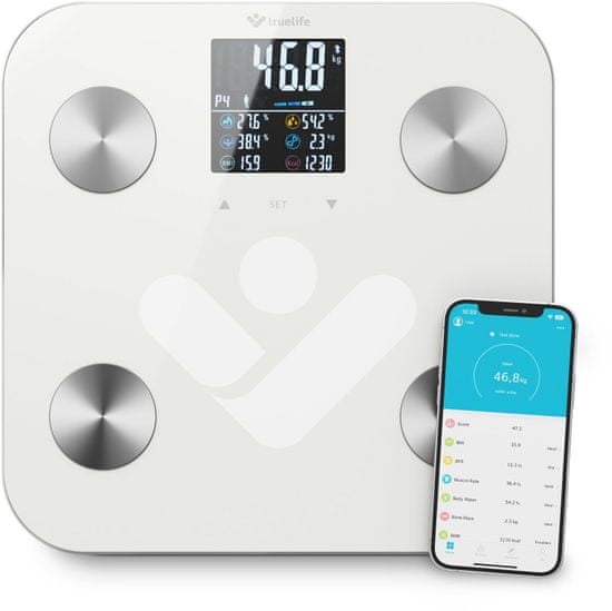 TrueLife FitScale W6 BT - Bioelektrická impedanční váha