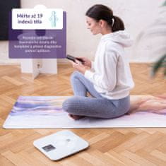 TrueLife FitScale W7 BT - Bioelektrická impedanční váha - bílá