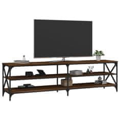 Greatstore TV skříňka hnědý dub 180 x 40 x 50 cm kompozitní dřevo