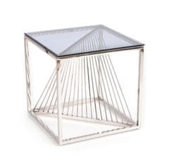 Intesi Konferenční stolek Infinity S stříbrný, sklo