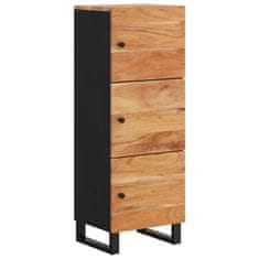 Greatstore Komoda se 3 dvířky 40 x 33 x 110 cm masivní akácie a železo