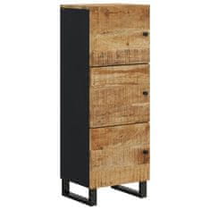 Greatstore Komoda se 3 dvířky 40 x 33 x 110 cm masivní mangovník a železo