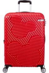 American Tourister Skořepinový cestovní kufr Mickey Clouds M EXP 63/70 l červená