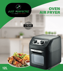 Just Perfecto JL-07: 1800W 12v1 Airfryer trouba XXL 12L