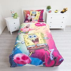 Jerry Fabrics  Povlečení Sponge Bob blue 140x200, 70x90 cm