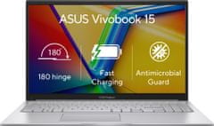 ASUS Vivobook 15 (X1504), stříbrná (X1504VA-BQ992W)