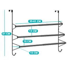 Timeless Tools Držák na ručníky na dveře