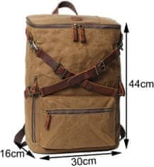 VALMIO Batoh Canvas Army 22L