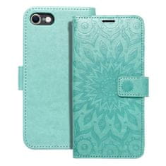 FORCELL Pouzdro / obal na Apple iPhone 7 / 8 / SE 2020 mandala green - knížkové Forcell MEZZO Book