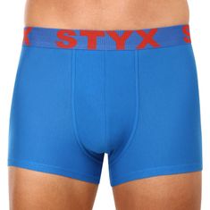 Styx Pánské boxerky sportovní guma nadrozměr modré (R1167) - velikost XXXL