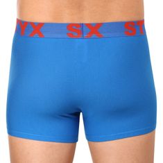 Styx 3PACK pánské boxerky sportovní guma modré (3G1167) - velikost L