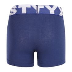 Styx Dětské boxerky sportovní guma tmavě modré (GJ968) - velikost 6-8 let