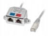 Adaptér RJ45 M - 2 x RJ45 F