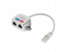 Lanberg Adaptér RJ45 M - 2 x RJ45 F