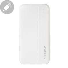 shumee Powerbanka Li-Po 10000mAh 2xUSB bílá