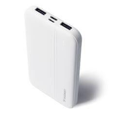 WOZINSKY WOZINSKY LI-PO POWER BANKA 10000MAH 2 X USB BÍLÁ (WPBWE1)