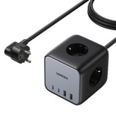 shumee Nabíječka AC 240V GaN 2x USB-C 2x USB-A 3x AC 240V - černá