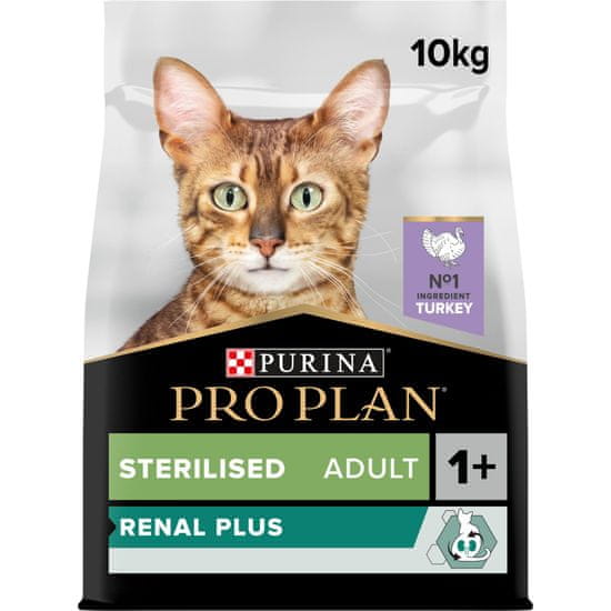 Purina Pro Plan CAT STERILISED RENAL PLUS krůta 10 kg