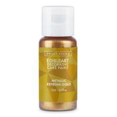 Metalická barva tekutá 15ml Extreme gold 