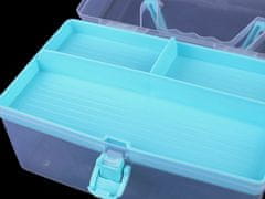 Kraftika 1ks zelená sv. plastový box / kufřík, ochranné obaly boxy