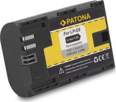 PATONA baterie pro foto Canon LP-E6 1300mAh Li-Ion