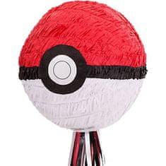 Piňata Pokeball - Pokémon - 28 x 27 cm - tahací