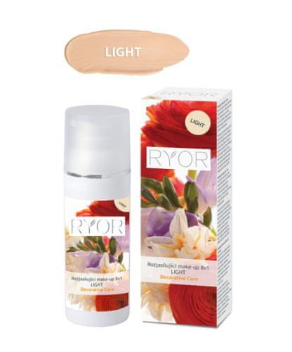 RYOR Rozjasňující make-up 8v1 LIGHT 30ml dávkovač