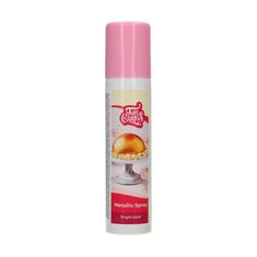 FunCakes Metalický sprej bright gold 100ml 