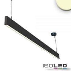 HEITRONIC HEITRONIC Isoled - LED závěsné svítidlo Linear UP plus DOWN 1200, prismatické, černá, prodloužitelné 40W teplá bílá 3000K 500790